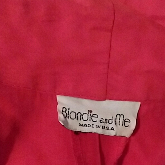 Blondie and Me Red Cropped Bolero Sz5 L/S &Twist - Picture 5 of 7